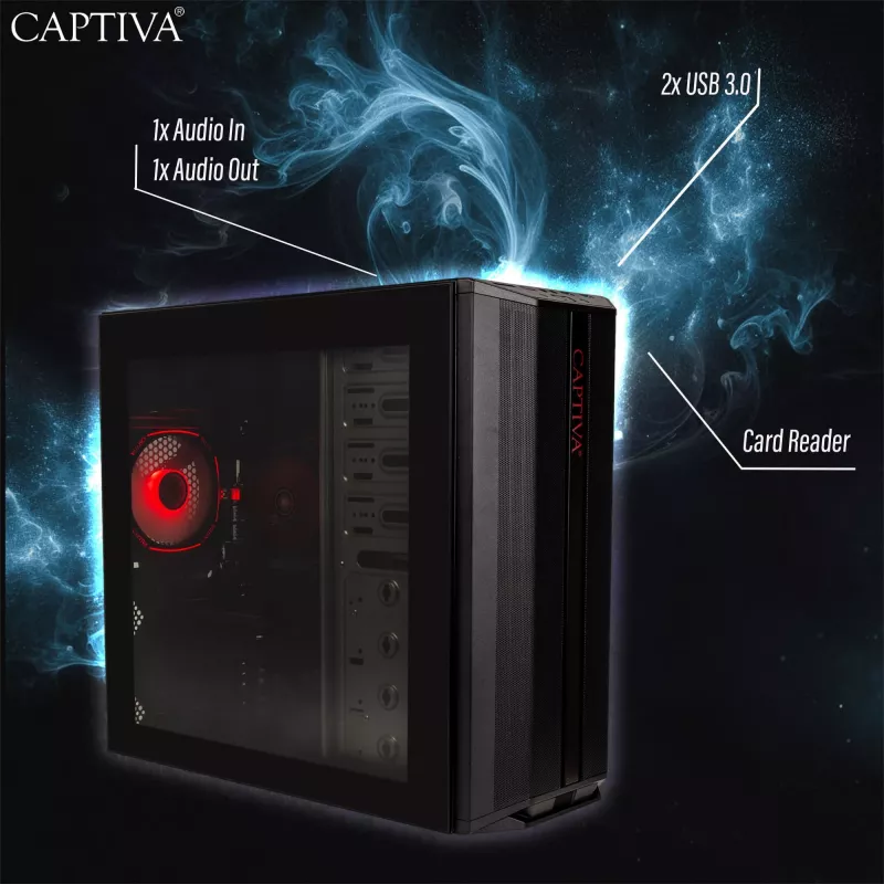 Ordenador Captiva CAPTIVA PC Advanced Gaming R92-769 Ryzen 7 5700X 32GB SSD 1TB RTX5060 Ti 8GB Windows 11 Home 64-bit