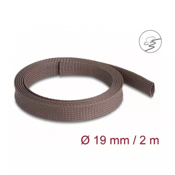 Funda para cable DeLOCK 20899 marrón poliéster 1,9 cm de diámetro