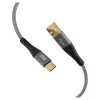 EFB Elektronik Set de cables USB-A a USB-C 60W QC 3A 2x3m gris - Digital/Datos (USB-AC-00009)