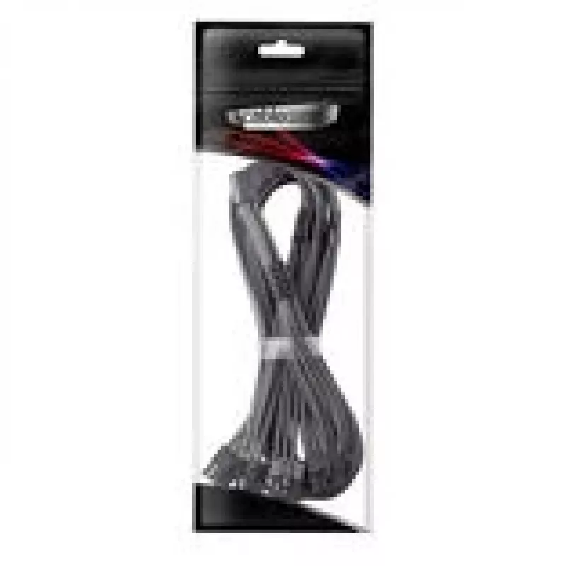 Cable de conexión CableMod C-Series Pro variante A 90° 16-Pin a 4×8-Pin PCIe carbono