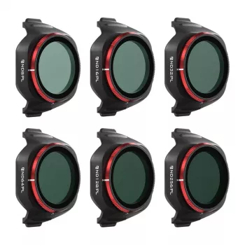 Set de filtros Freewell para DJI Mini 5 Pro Bright Day – filtros de densidad neutra y polarización para fotografía aérea con luz diurna