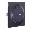 Fibaro FGWU-021-8 Toma de corriente 2x USB negra