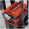 Maletín de herramientas Einhell E-Case Tower negro rojo polipropileno resistente al calor protegido contra salpicaduras