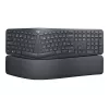 Logitech ERGO K860 - Teclado - Inalámbrico - 2,4 GHz, Bluetooth 5.0 - QWERTY - GB - Grafito