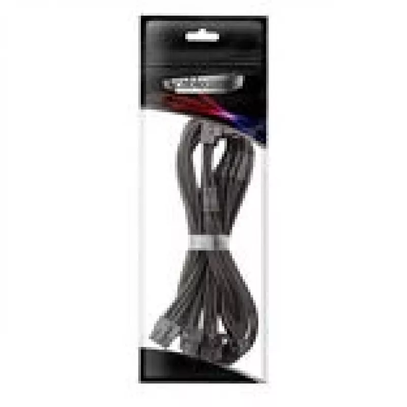 Cable de conexión CableMod C-Series Pro - variante A, 90°, 16 pines a 4x8 pines PCIe, negro