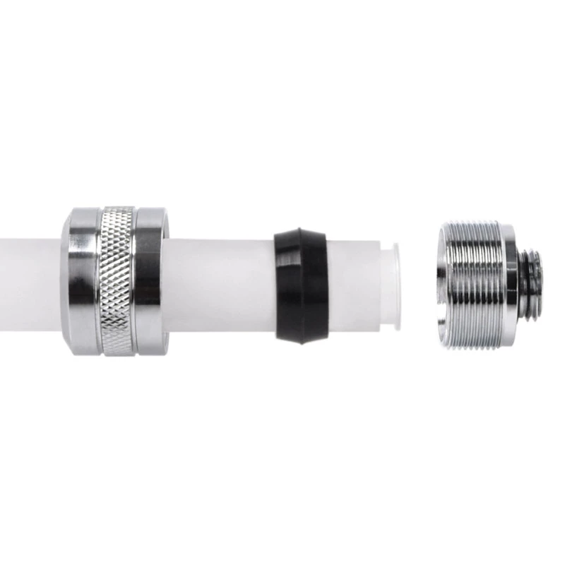 Conector Alphacool Eiszapfen Pro para tubo rígido 16mm G1/4, pack de 6 - cromado