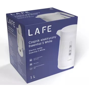 Hervidor eléctrico LAFE 1 L 2200 W blanco