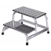 Escalón Krause 805027, aluminio 2 peldaños, carga máx. 150 kg, 680 mm de longitud, 41 cm de altura