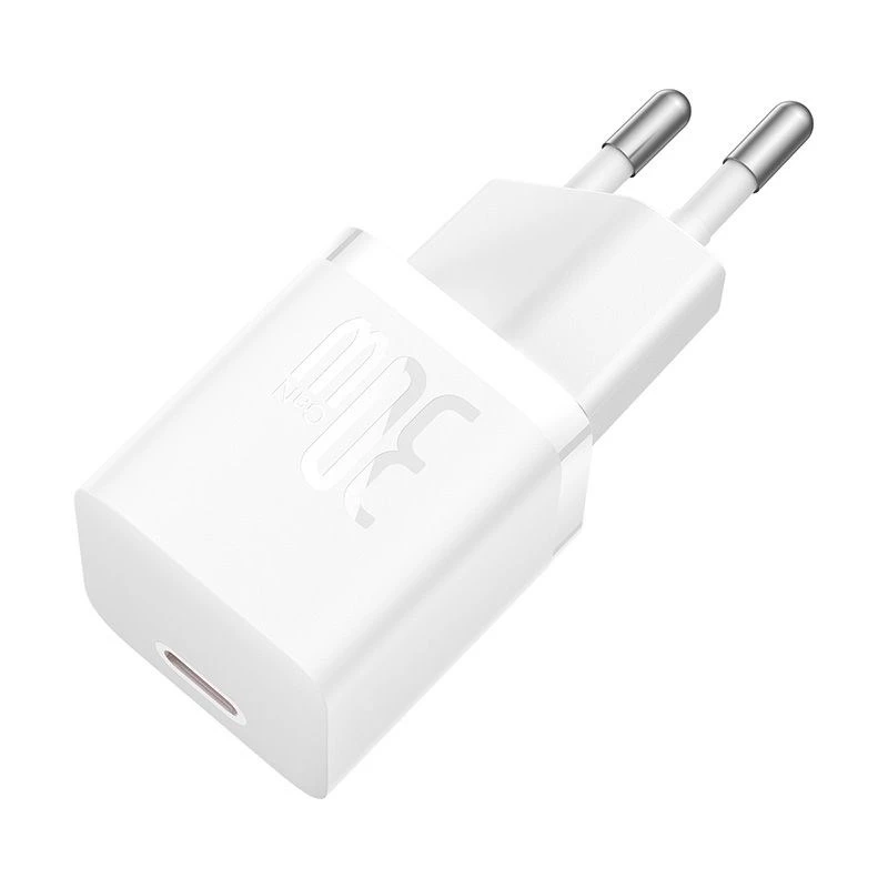Cargador de pared USB-C GaN5 mini 30W Baseus P10110902213-01 blanco