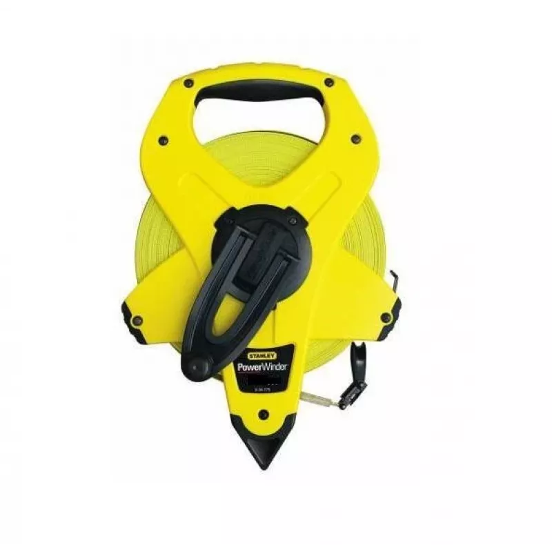 Stanley Power Winder cinta métrica larga de fibra de vidrio