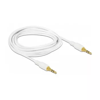 Cable de audio DeLOCK 85550 2 m 3,5 mm blanco