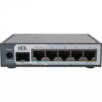 Mikrotik E60IUGS Router con cable Gigabit Ethernet negro