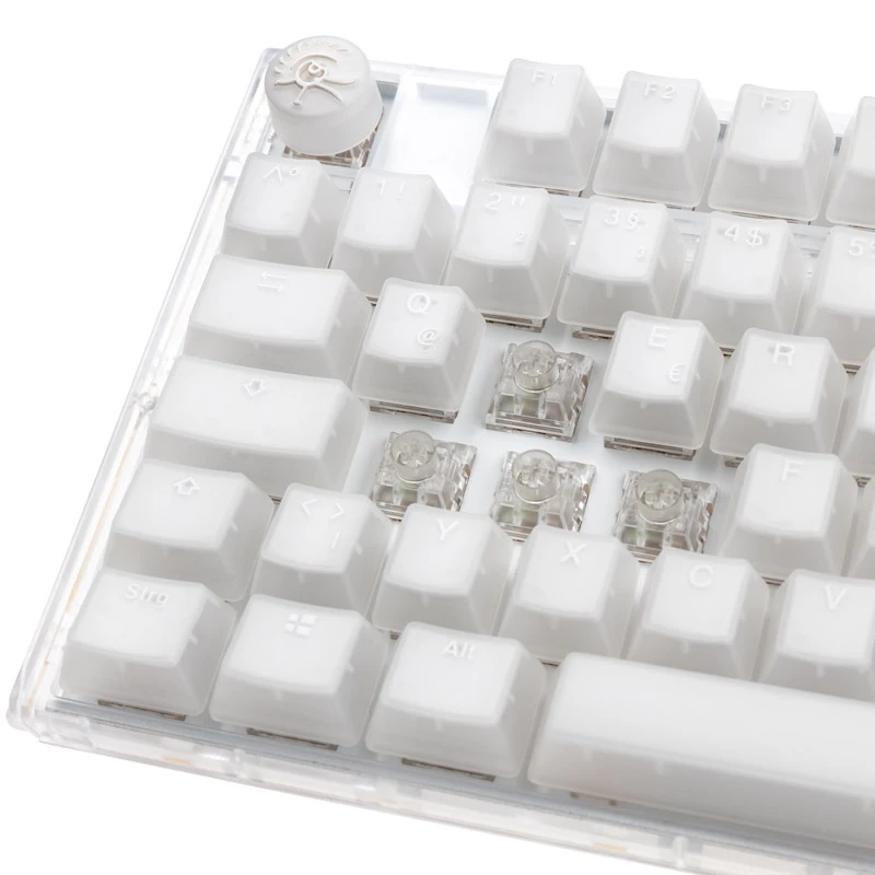 Teclado gaming Ducky One 3 Aura Blanco, RGB-LED - Kailh Jellyfish Y