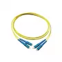 Cable de parcheo de fibra óptica dúplex monomodo SC/SC, 9/125, longitud: 3 m, Good Connections® (LW-903SC)