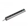 Alargador eléctrico Bachmann 300.008 2 m 6 tomas negro, gris