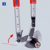Tijera de cables Knipex 9532038, herramienta de corte con trinquete para cables