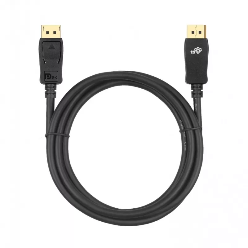 Cable DisplayPort 1,8 m M/M v 1.4, negro