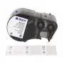 Brady, M5-115-427, vinilo autolaminado, negro sobre blanco/transparente, 38,10 x 12,70(31,75) mm, permanente, para diámetro de cable de 3,40 - 6,10 mm (200 uds.) (170864)