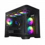 Caja Gamemax | HYPE-M BK | negra | Micro | fuente de alimentación no incluida