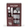 Juego de cubiertos de 16 piezas Salter BW113282EU7, acero inoxidable, servicio para 4