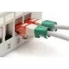 DIGITUS - Clips para cables con codificación por colores - para cables de parcheo - verde (paquete de 100) (A-CC-G)