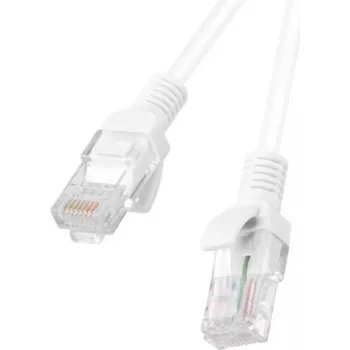 Cable de red Lanberg PCU6-10CC-0100-W 1m Cat6 U/UTP blanco