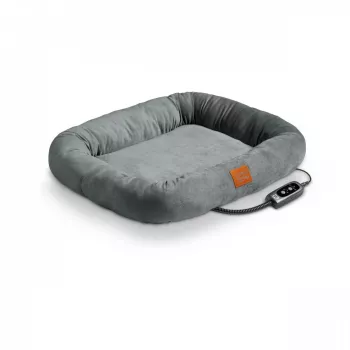 Cama calefactable para mascotas Beurer Kira, gris
