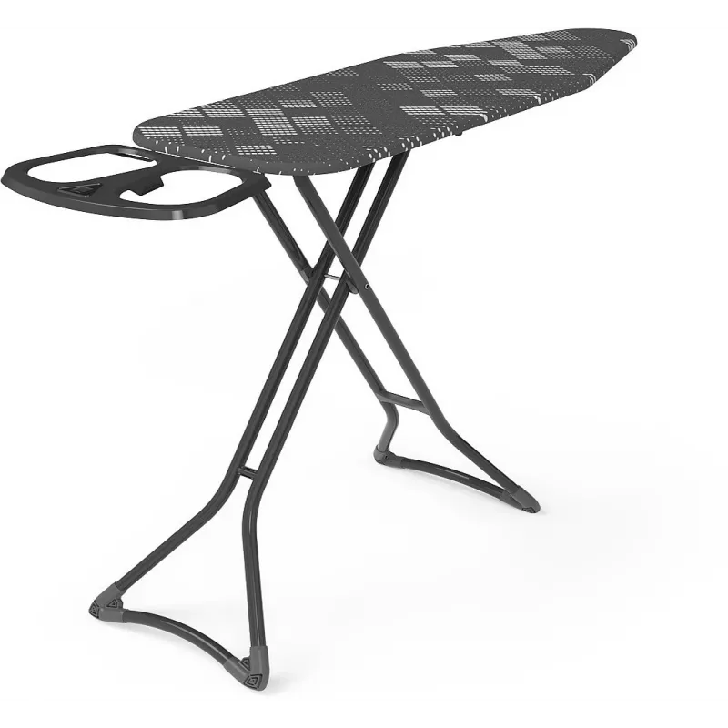 Tabla de planchar de tamaño completo PROMIS PKD80 COMFORT PLUS — tamaño estándar, gris, plegable, soporte para plancha