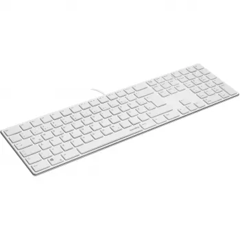 Teclado Speedlink RIVA delgado Metal Scissor Blanco — teclado plano con interruptores de tijera, blanco
