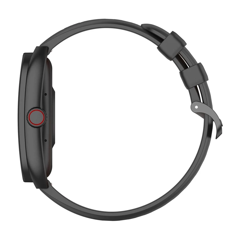 Smartwatch Colmi P86 negro con medidor de frecuencia cardíaca, resistente al agua