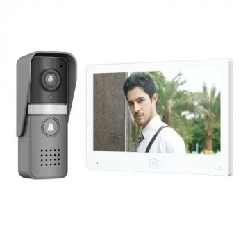 Portero automático con monitor, Tuya, Wi-Fi, dos hilos