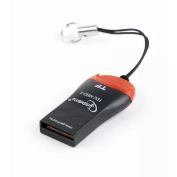 Lector de tarjetas Gembird FD2-MSD-3 USB 2.0 negro rojo
