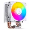 Disipador de CPU Jonsbo CR-1400E 92 mm ARGB blanco — ventilador de 92 mm, iluminación ARGB, acabado blanco