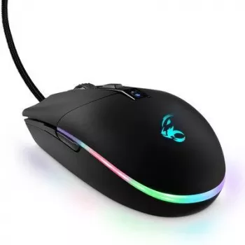 Ratón gaming MediaRange MRGS202 – diestro, óptico, 4000 DPI, 6 botones, USB Type-A, negro