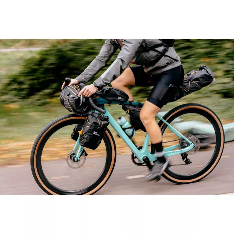 Morobbia Tube Bag, cesta/bolsa de bicicleta (negra, bolsa de tubo superior 0,7 L)