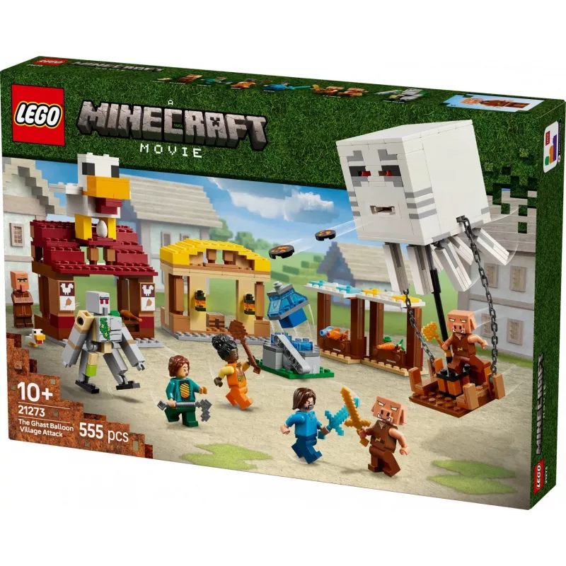 LEGO MINECRAFT 21273 El ataque del globo ghast al poblado