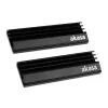 Disipador/radiador para SSD para sistema de refrigeración de PC Akasa A-M2HS01-KT02 negro 1 - 2 (A-M2HS01-KT02)