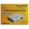 Conmutador de impresora DeLOCK 87618