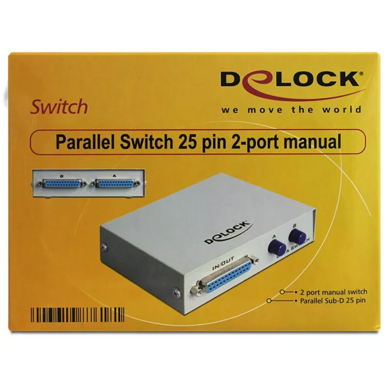 Conmutador de impresora DeLOCK 87618