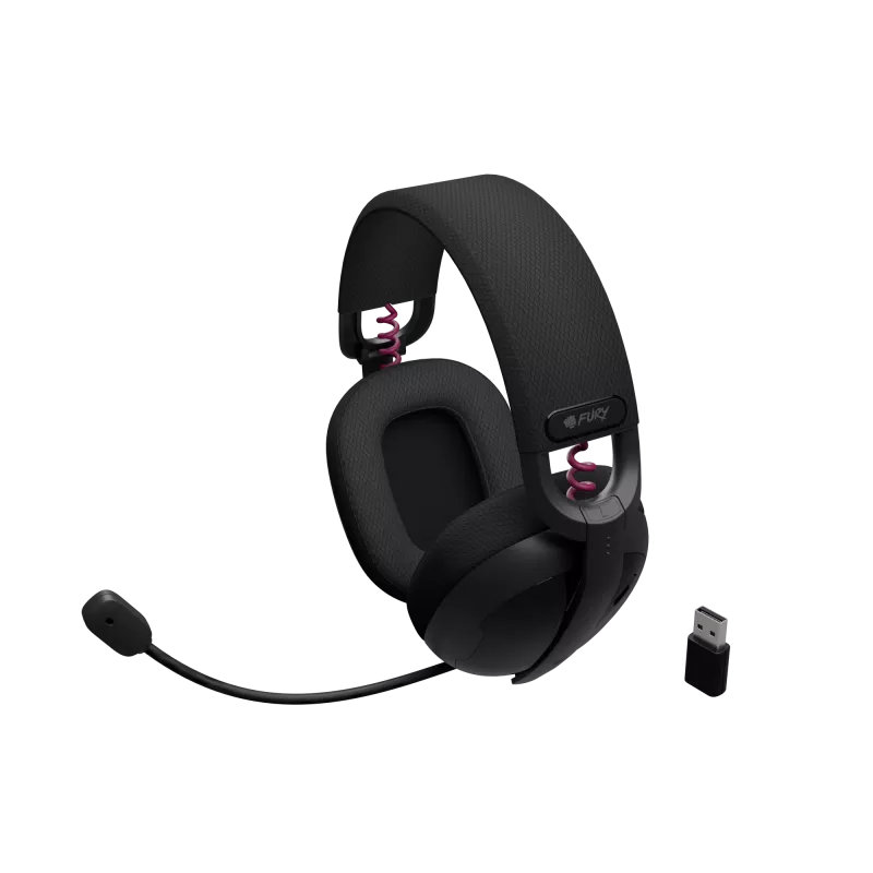 Genesis Auriculares gaming | Fury Fukiya F6 | Bluetooth | Over-ear | Micrófono | Inalámbricos | Negro