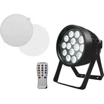 Proyector LED PAR EUROLITE 14x8W QCL — proyector PAR de escenario, 14 LED × 8 W, blanco frío/mezcla de colores