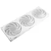 Ventilador de caja AKASA Vegas A36 ARGB, 360 mm, blanco