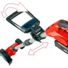 Limpiador de juntas a batería Power X-Change GC-CC 18Li Kit, 18 voltios (rojo/negro, batería de litio 2,0 Ah)