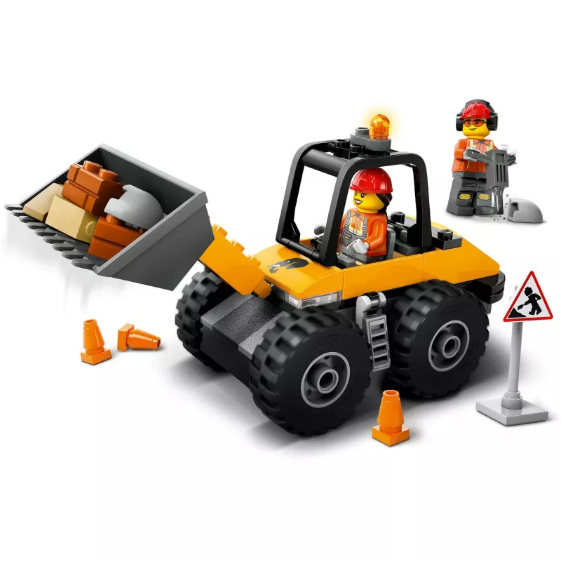 LEGO City 60450 Cargadora de ruedas amarilla