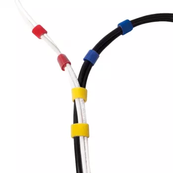 LogiLink KAB0053 Brida para cables Brida de velcro Cinta de velcro azul 1 ud.