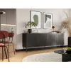 Cómoda SIENA 200x40x75 negro mate
