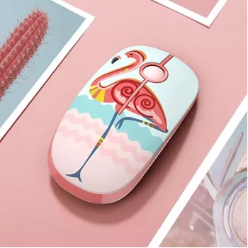 Ratón Tellur Kids inalámbrico Flamingo TLL491191 interfaz