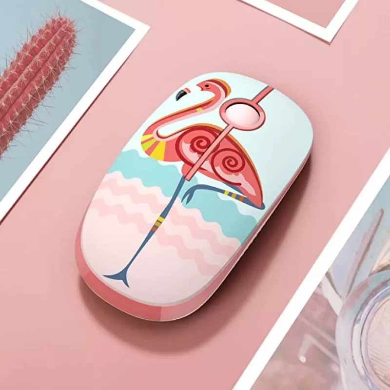 Ratón Tellur Kids inalámbrico Flamingo TLL491191 interfaz