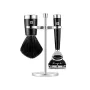 Juego de afeitado ZWILLING CLASSIC de 3 piezas con maquinilla de afeitar, brocha y soporte - negro