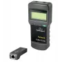 Comprobador de cables de red GEMBIRD NCT-31 — comprobador de continuidad con LCD, compatible con RJ-11/RJ-12/RJ-45, negro